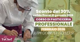 Corso di pasticceria professionale a Roma di TuChef: ultimi posti disponibili per quello in partenza a febbraio 2026 
