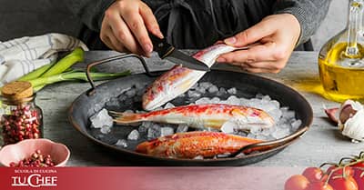 Corso di cucina per imparare a cucinare il pesce.