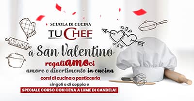 A San Valentino regala un Corso di cucina