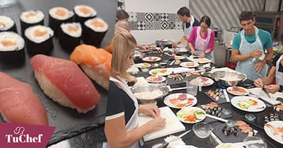 Corso di sushi a Roma della scuola di cucina TuChef