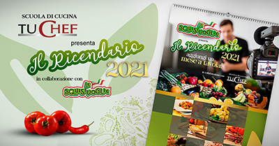 Ricendario 2021 con i consigli della scuola TuChef.