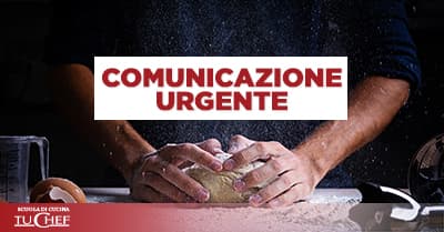 Comunicazione urgente della scuola di cucina TuChef di Roma.